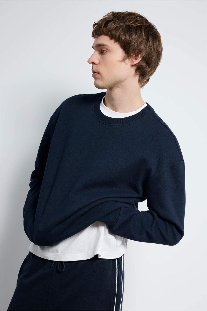 DeFacto Boxy Fit Long Sleeve Sweatshirt - Image 3