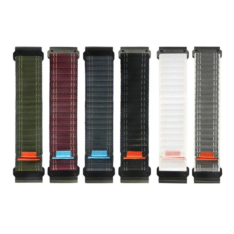 Bluejw 26mm 22mm QuickFit Nylon Watch Band for Garmin Fenix 8 7 6 5 Enduro 3 E, Breathable Sport Wristband Bracelet Strap - Replace Your Watch Strap - Image 2