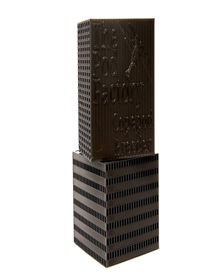 Aqua Algae The Pod Factory - Copepod Hotel Motel, 3D Printed (Black) - Image 1
