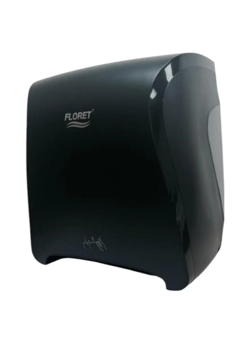 Floret Automatic tissue dispenser, large, black 