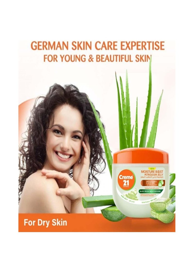 Creme 21 Petroleum jelly Aloe Fresh Moisturising 300ml - Image 2