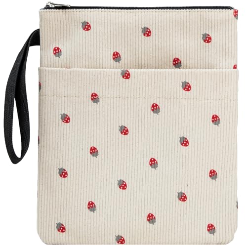 DSIUE Book Sleeve Book Covers for Paperbacks with Zipper Book Lover Gifts - Image 1