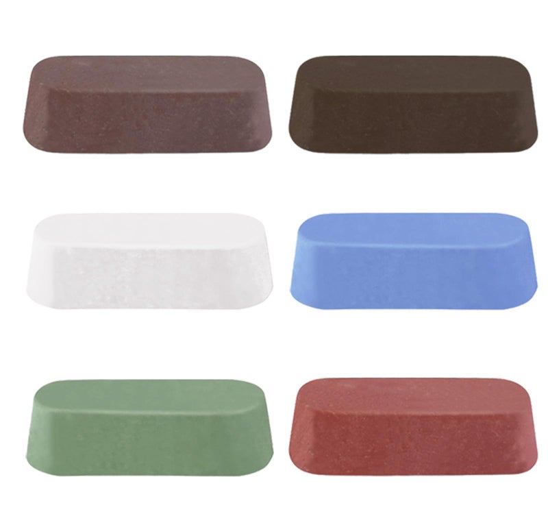 Tworider 6 Pcs Metal Buffing Polishing Compound for Buffing Wheel, Buffing Wheel Compound, Grit Corresponds to The Color from Coarse to Fine for Stainless Steel, Jewelry, Aluminum Polishing Compound - Image 1