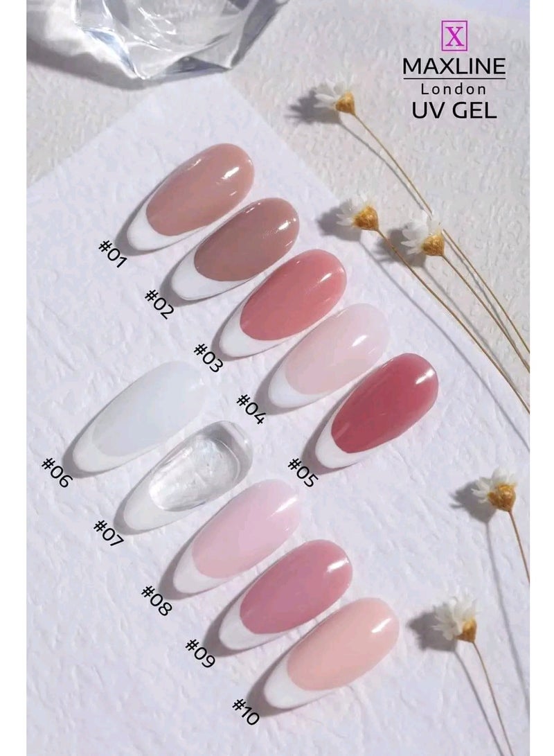 ماكسلين جل بناء الاظافر 56 غرام جل صلب بالاشعة فوق البنفسجية جل اكريليك لتقوية الاظافر يدوم طويلا - Image 2
