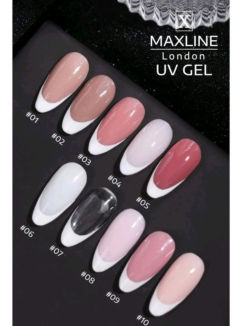 ماكسلين جل بناء الاظافر 56 غرام جل صلب بالاشعة فوق البنفسجية جل اكريليك لتقوية الاظافر يدوم طويلا - Image 4
