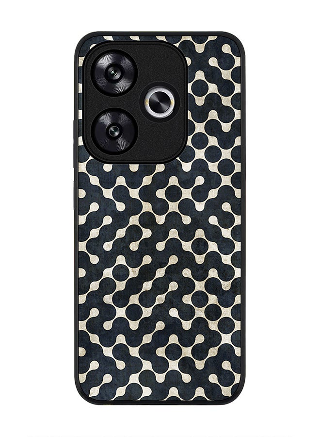 Stylizedd Rugged Black edge case for Xiaomi Poco F6 / Xiaomi Redmi Turbo 3, Slim fit Soft Case Flexible Anti Drop TPU Gel Thin Cover - Connect The Dots (Black) - Image 1