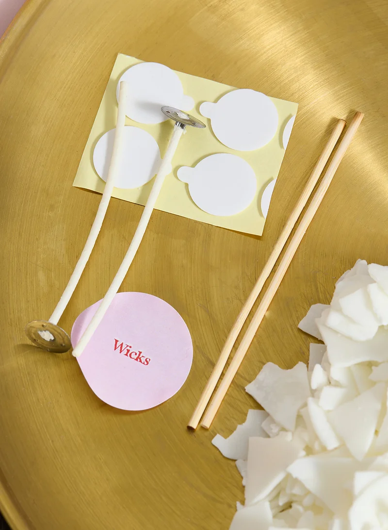 Flamingo Candles Pink Tin Candle Making Kit