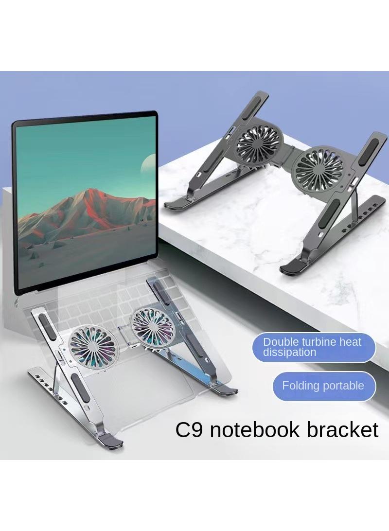 Y&D Notebook Computer Aluminum Alloy Vertical Lifting Rotating Heat Dissipation Bracket - Image 4