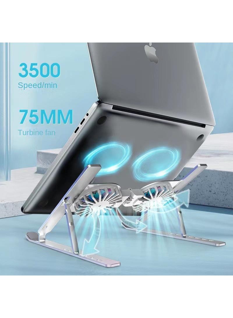 Y&D Notebook Computer Aluminum Alloy Vertical Lifting Rotating Heat Dissipation Bracket - Image 2