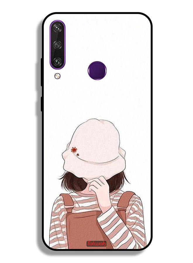 Tolwak Huawei Y6p Protective Case Cover Hide Face By Hat - Image 2