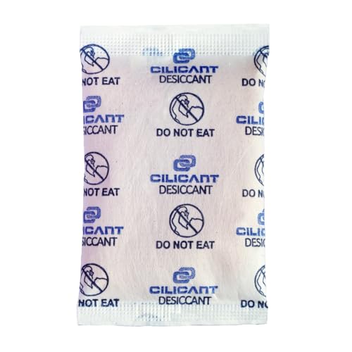 CILICAnT 5 Gram (200 Pcs) Silica Gel Orange Packets Desiccant Dehumidifiers, Indicating Silica Gel Packs for Moisture Absorption (5 Gram X 200 Pcs = 1 Kg) - Image 2
