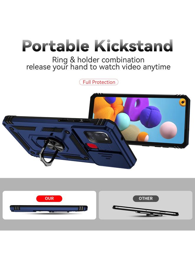 erorex Case For Samsung Galaxy A21s Sliding Camshield Holder Phone Case - Image 5