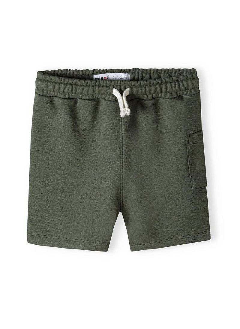 MINOTI Kids Boys T-Shirt and Shorts Set with Pocket and Drawstring Waist  - Image 5