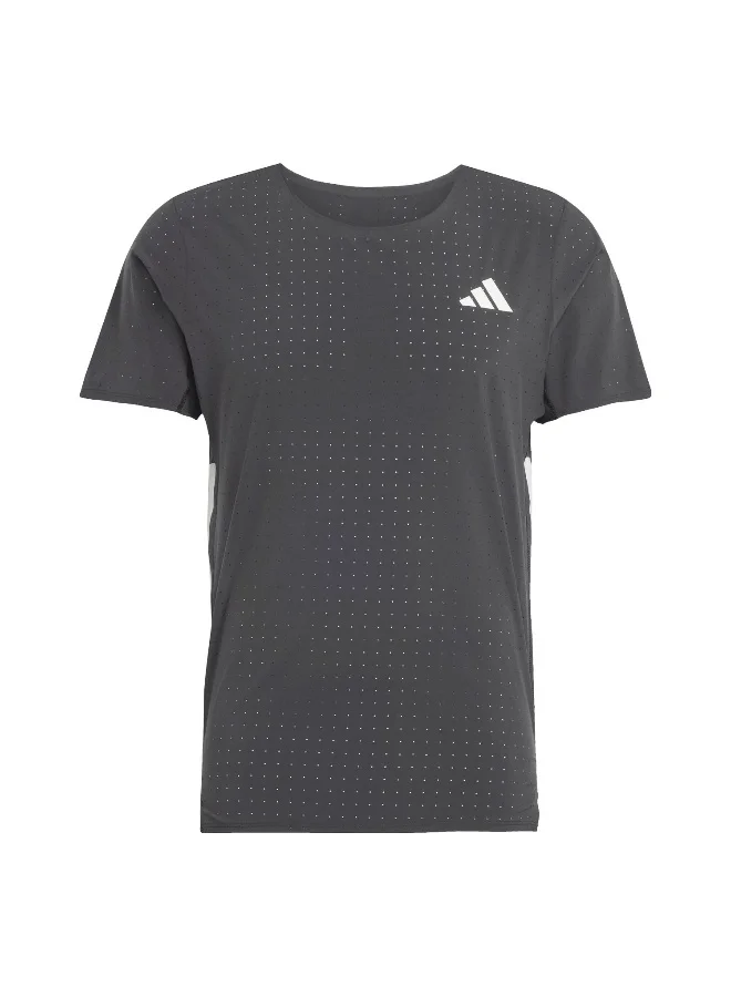 Adidas Adidas Adizero Tee M Black T-Shirt (Short Sleeve) T-Shirts For Men