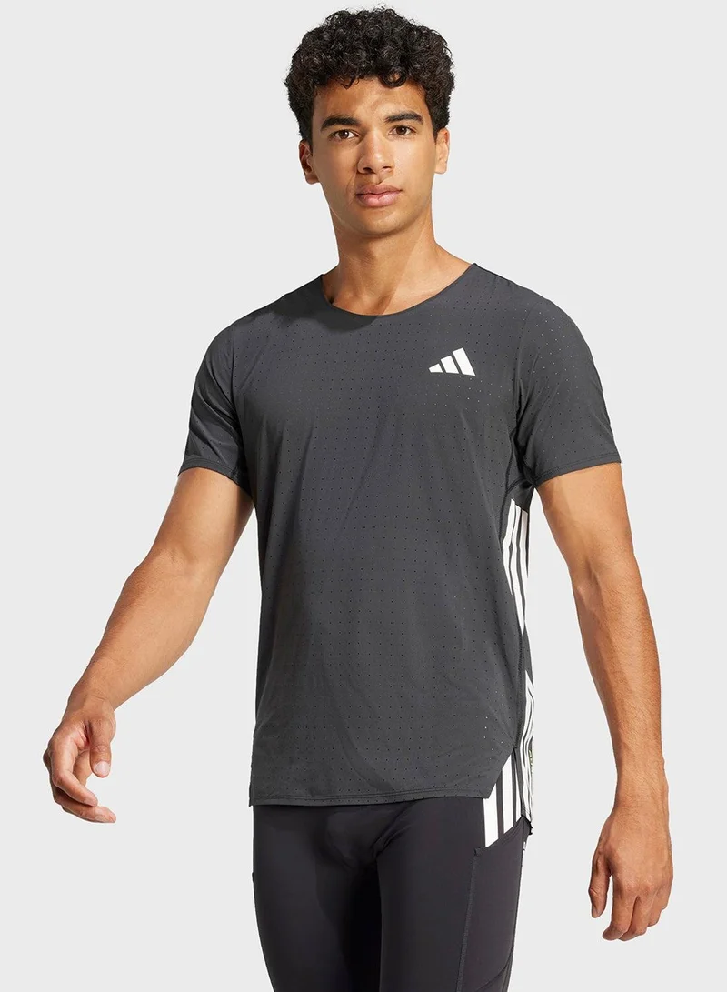 اديداس تيشيرت أديزيرو للرجال أسود