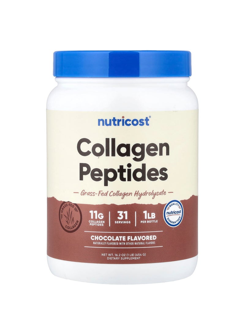 Nutricost Collagen Peptides, Chocolate, 1 lb (454 g)