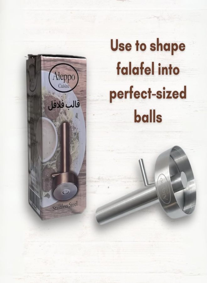 Stainless steel meatball mold spoon maker (with hole) Silver - Image 3