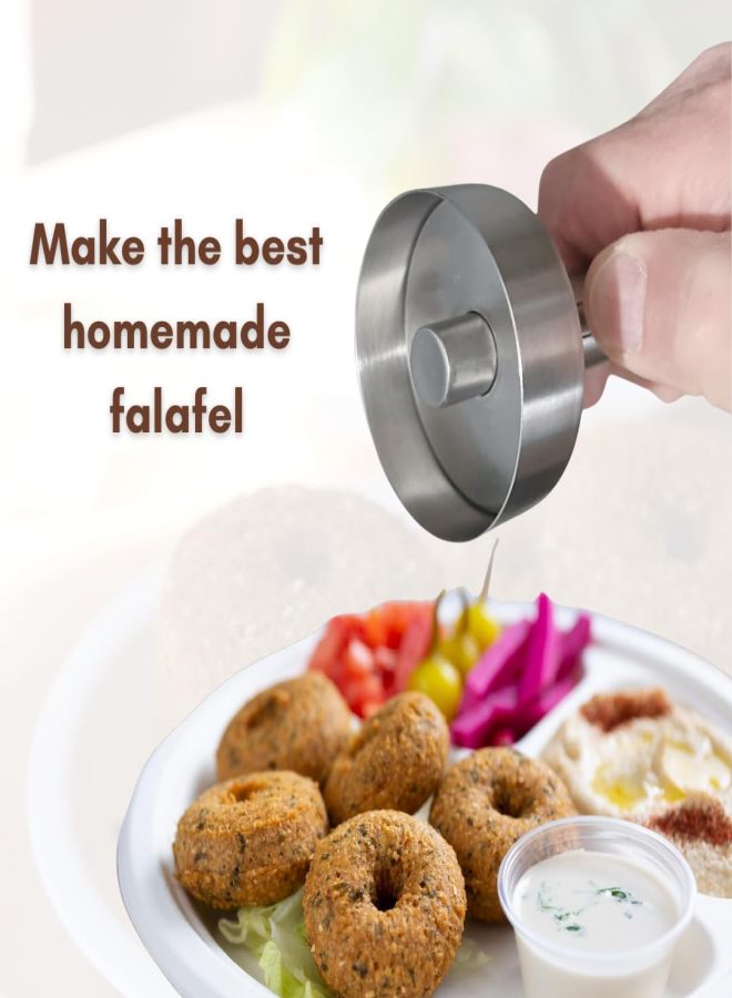 Stainless steel meatball mold spoon maker (with hole) Silver - Image 5