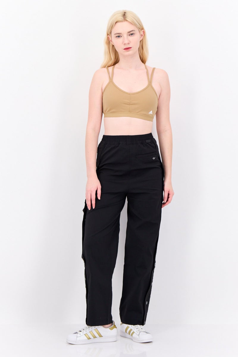 adidas Originals Women Sportswear Fit Outdoor  Track Pants, Black  - Image 4