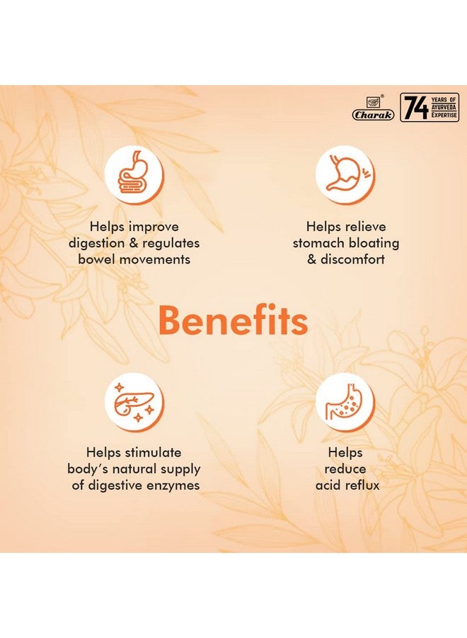 Charak شراب أوجس من تشارك فارما يساعد في عسر الهضم والانتفاخ - 200 مل (عبوة من 2) - Image 4