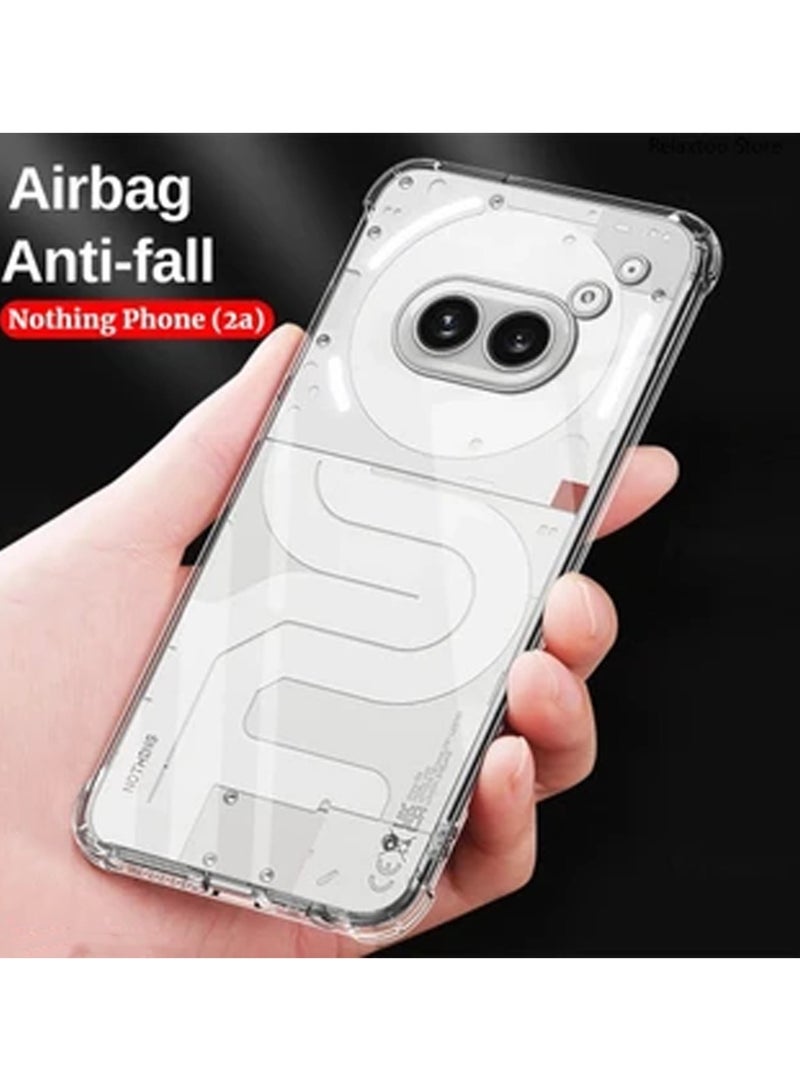 Techie حافظة زاوية ممتصة للصدمات من مادة TPU لهاتف Nothing Phone 2a مع غطاء خلفي واقٍ شفاف لحماية عدسة الكاميرا - Image 3