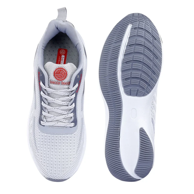 Bacca Bucci Grey Ironman Shoes for Running Walking and Training for Men | Best Price UAE