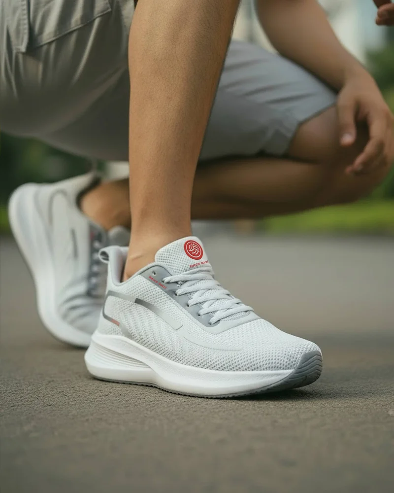 Bacca Bucci Grey Ironman Shoes for Running Walking and Training for Men | Best Price UAE