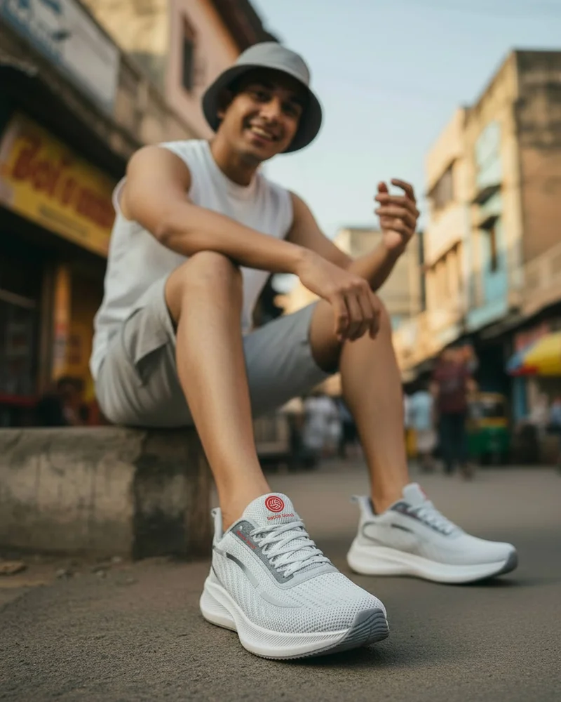 Bacca Bucci Grey Ironman Shoes for Running Walking and Training for Men | Best Price UAE