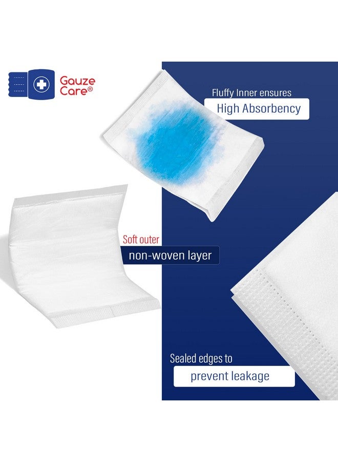 Gauze Care GauzeCare Sterile Abdominal- ABD Combine Pads| 24-Pack, 8x10 Inches| Extra Absorbent & Thick, Individually Wrapped Wound Dressing, First Aid Pads| Surgical-Grade, Nonstick- for Heavy Leakage, Post Op - Image 2