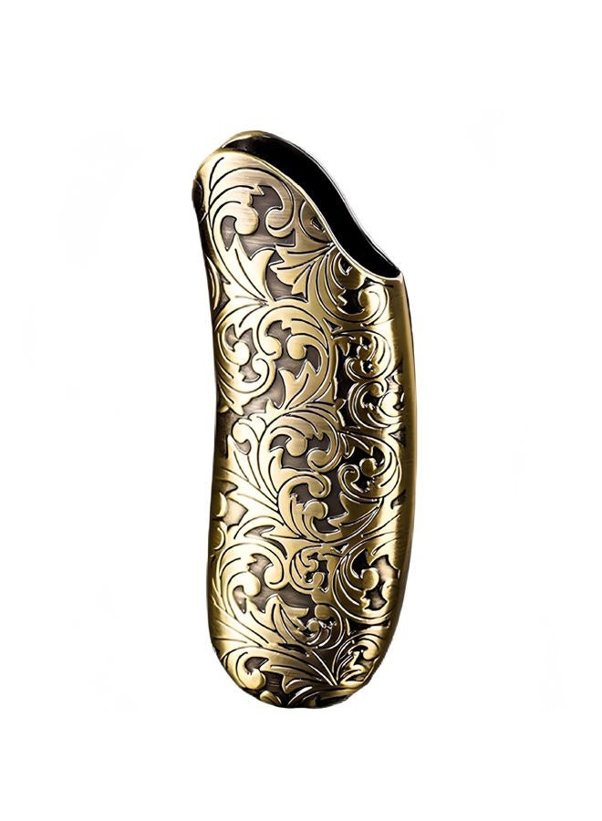 IN SELECT Metal Lighter Case Compatible BIC Standard J6 - Durable Lighter Cover and Holder Pouches for BIC Lighters, V tage Desg Bronze - Image 2