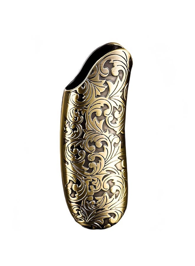 IN SELECT Metal Lighter Case Compatible BIC Standard J6 - Durable Lighter Cover and Holder Pouches for BIC Lighters, V tage Desg Bronze - Image 3