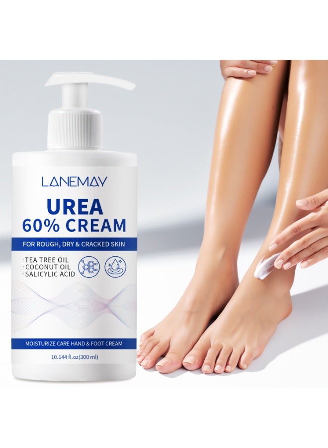 LANEMAY 60% Urea Hand and Foot Moisturizing Cream - Moisturizing & Exfoliating, Cracked Heel Repair, Deep Hydration for Dry Feet, Long protect. - Image 1