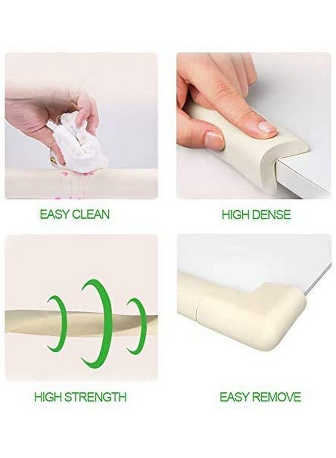 pepplo Baby Proofing Edge And Corner Guard Protector Set6.5 Feet 4 Cornerssafety Bumperschild Proof Furniture And Tables (Cream) - Image 5