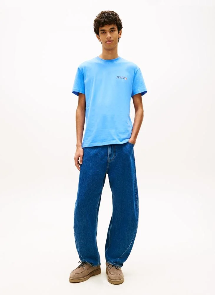 TOMMY JEANS  Vintage Back Logo Jersey T-Shirt for Men | Best Price UAE