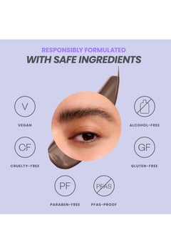 Wonderskin Wonderskin Eyebrow Tint - Wonder Blading Brow Stain & Go Masque, Long Lasting Brow Tint, Transfer Proof and Smudge Proof Eyebrow Stain (Dark Brunette)  - Image 3