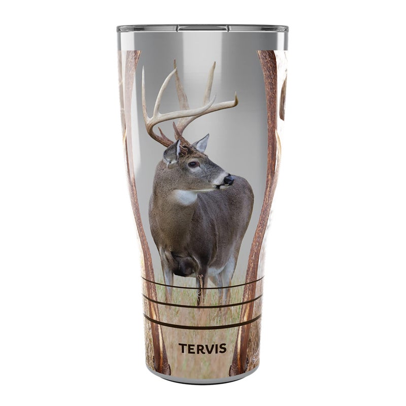 Tervis Traveler Deer Trio Triple Walled Insulated Tumbler Travel Cup Keeps Drinks Cold Hot 30oz Stainless Steel