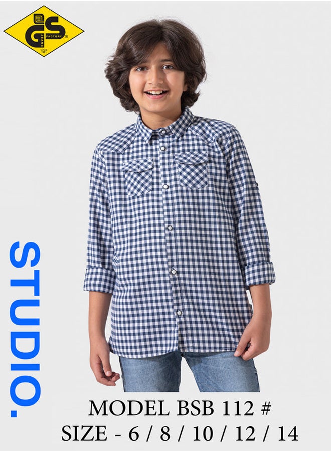 جي@إس قميص كتان صيفي للأولاد