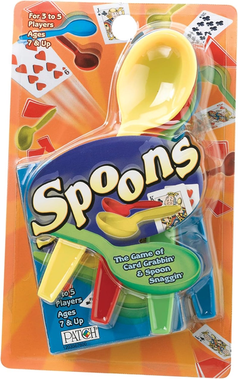 PlayMonster Spoons Card Game for Kids and Adults - Fun Family Game with Deck of Cards and Spoons for 3-5 Players, Ages 7 and Up - Image 1