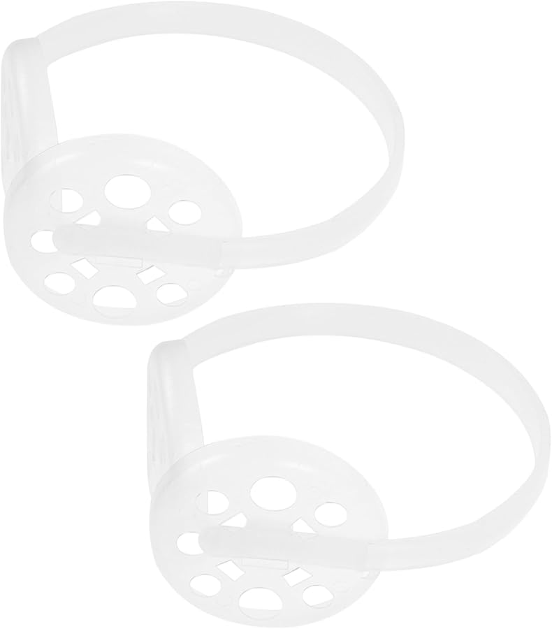 قطعتان من إطار حامي الأذن البلاستيكي للعمل اليدوي، إكسسوارات قابلة للتعديل لطقس الشتاء البارد - Image 1