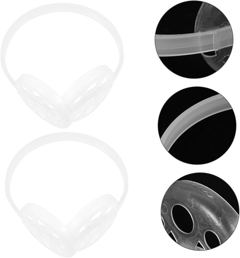 قطعتان من إطار حامي الأذن البلاستيكي للعمل اليدوي، إكسسوارات قابلة للتعديل لطقس الشتاء البارد - Image 5