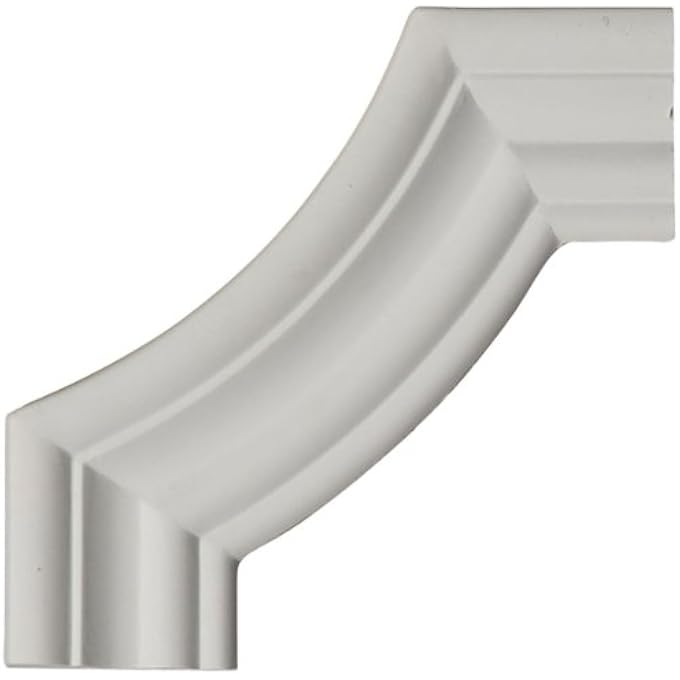EKENA PML06X06OX 6" W X 6" H X 5/8" P OXFORD PANEL MOULDING CORNER, PRIMED - Image 1