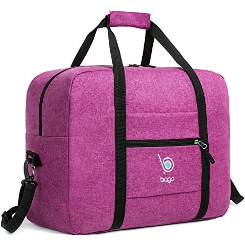 Bago Foldable Duffle Bag Personal Item Small Carry On for Air Travel Fits 18x14x8 inches Ideal for Spirit Frontier Airlines - Image 1