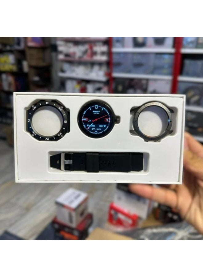 SK 22 Smart Watch for Men & Boys Dual Watch Bodies with 2 Straps & AMOLED Display - Image 3