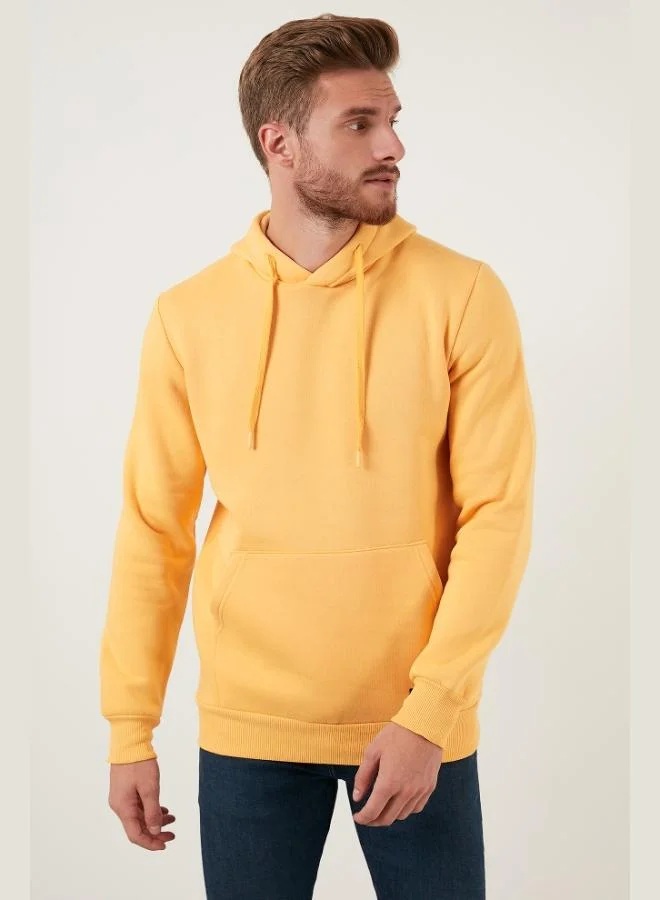 Buratti Regular Fit Hooded Kangaroo Pocket Furry Soft Raised Sweat Men's SWEAT 5905281