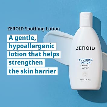 ZEROID Soothing Lotion Korean Dermocosmetic Mild Care for Senstive Dry Skin 200 mL - Image 2
