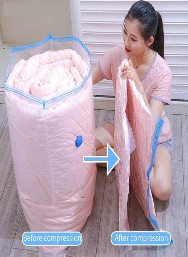 SCILLA Vacuum Storage Bags | 5 Space Saver Bag & 1 Hand Pump for Travel & Home Organizer (Transparent, PACK OF 1) - Image 4