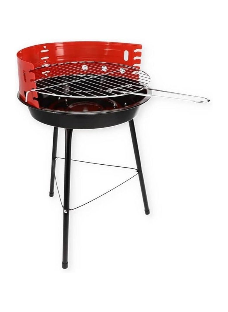 روكي شواية فحم - استمتع بالشواء التقليدي مع شواية خفيفة الوزن مصنوعة من الألومنيوم والفولاذ المقاوم للصدأ، قائمة بذاتها، للاستخدام في الهواء الطلق - Image 3