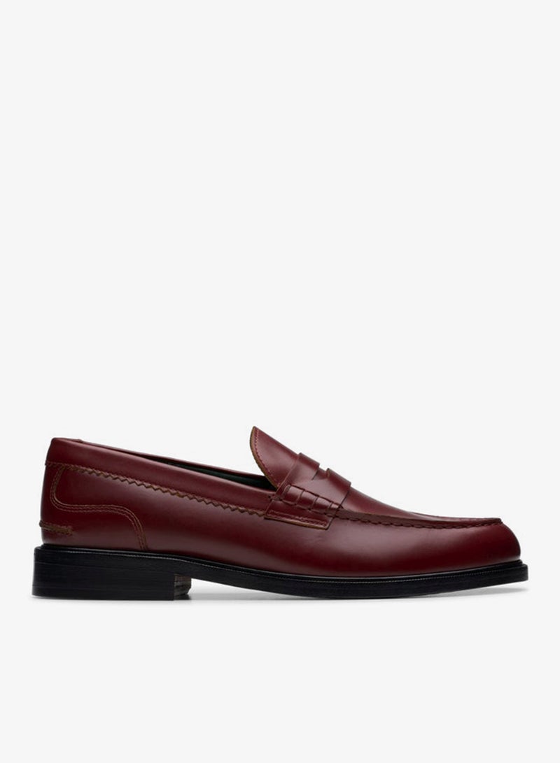 clarks CRAFTJAMES Textured Loafers - Image 1