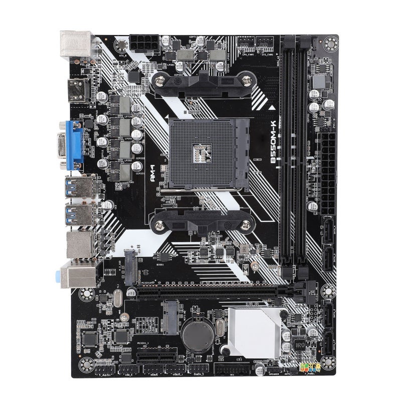 جينجشا اللوحة الأم B550M-K M ATX بمقبس AM4 للوحة الأم متوافقة مع معالجات الجيل الأول إلى الخامس - لوحة أم للألعاب بقناة مزدوجة DDR4 لمعالج 5 5600X - Image 3