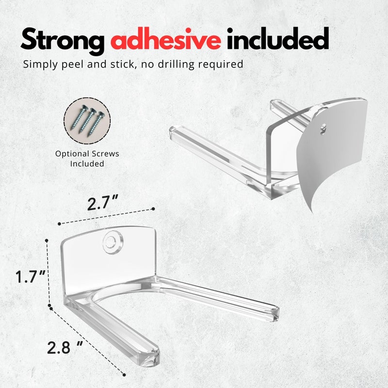 Modern JP Adhesive Display Shelf for Funko Pop Boxes (16-Pack) â€“ Clean Mount for Funko Pop Display â€“ Easy Adhesive Install â€“ Box-Safe, No-Drill Setup â€“ Clear - Image 3